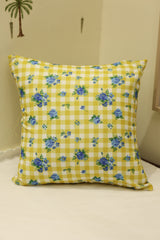 Cushion covers -Check Floral printed cushion covers 16*16 inches