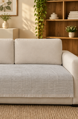 Sofa protector ( meter per) description (Colour : silver)