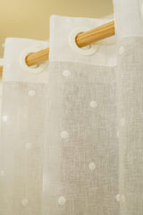 Curtains -Premium embroidered sheer curtain