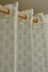 Curtain-Self printed semi transparent