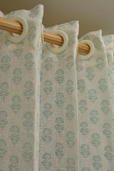 Curtain-Self printed semi transparent