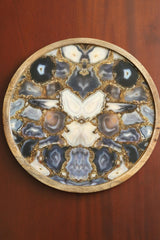 Round Platter Tray Enamel Coated Serving Tray