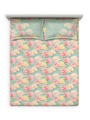 Bedsheets - King Premium digital print Soft cotton bedsheet - Elemental