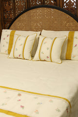 Bedsheets - Queen premium Machine Embroidery Bedsheet multi