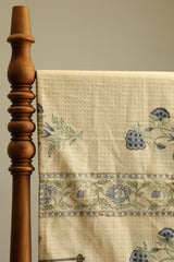 Hand Block Printed Waffle Cotton Towel