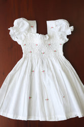 Kids smocked dress 10-12 month