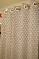 Curtains-Opaque self designer curtains