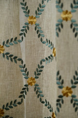 Curtains - Premium embroidery sheer curtains prebooking (description )