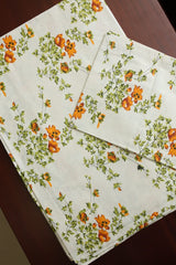 Bedsheets - Queen soft cotton blossom bedsheet