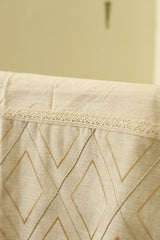 Premium embroidery designer Chair / sofa back - 3+1+1 set