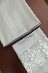 Bedsheets-Queen Silky lace bedsheets