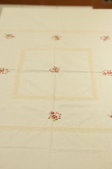 Table cloth - 6 seater cross stitch embroidery