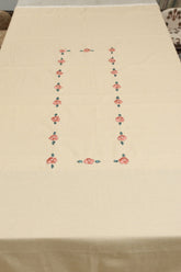 Table cloths - 6 seater ribbon embroidery