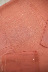 Pure Chikankari Salwar suit - Unstitched