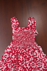 Xmas Kids : smocked dress 2-3 years xmas