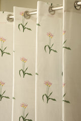 Curtains - Opaque floral curtains