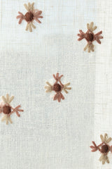Curtains - Chandubi Premium Embroidery sheer curtains pink and cream