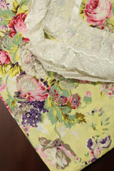Bedsheets - King anokhi print lace bedsheets