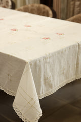 Table Cloth Cross Stitch embroidery - Onam
