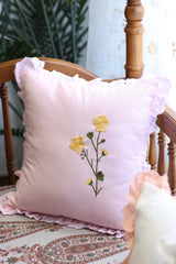 Cushion covers - Embroidery Buttercup Petal