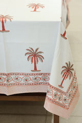 Table cloths - 8 seater Handblock printed canvas
