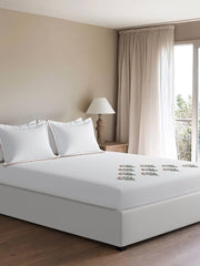 Bedsheets - King Premium machine embroidery bedsheets Sansaar