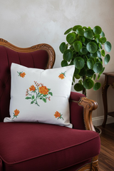 Cushion covers:Cross stitch embroidery 16*16 inches