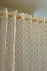 Curtain-Self printed semi transparent