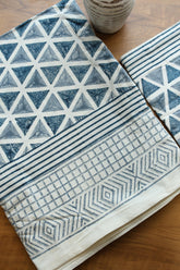 Bedsheets - Super king Mugal premium handblock cotton bedsheets