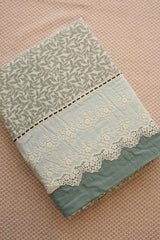 Bedsheets - Premium King soft cotton lace bedsheets majestic