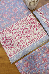 Bedsheets - Handblock queen rajwada print bedsheets