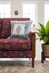 Handblock cushion cover|16×16