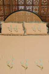 Bedsheets - King premium Machine Embroidery Bedsheet