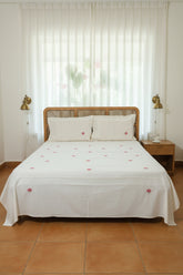 BedCover/Bedspread - Queen embroidery Sheet