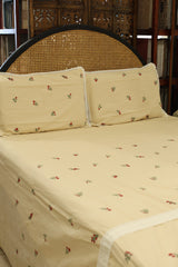 Bedsheets - King premium machine embroidery bedsheets