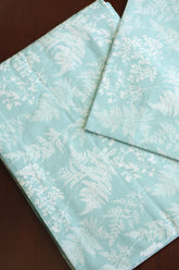 King Size Soft Cotton Botanical Floral Bedsheet Set satin glory