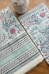 Mugal Bedsheets - King premium handblock print cotton bedsheets