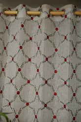 Curtains - Premium embroidery sheer curtains prebooking (description )