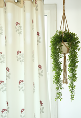 Curtains - Opaque floral curtains