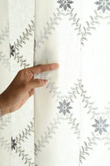 Premium Embroidery Opaque Curtains - Charlotte