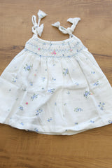 Kids smocked dress 0-3 month