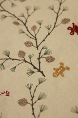 Table cloth - 6 seater embroidery and printed