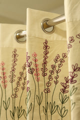 Curtain - opaque embroidery cruatins