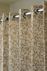 Curtains - Premium kantha print floral opaque curtains prebooking