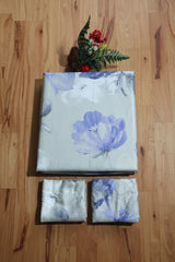 Bedsheets- Premium king floral cotton bedsheets(vin p.art)