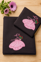 Bedsheets - Single Cross stitch embroidery bedsheets