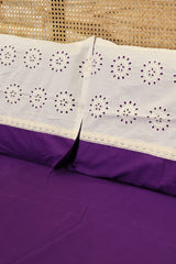 Bedsheets - Premium designer king bedsheets dd lace
