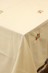 Table cloth - 6 seater cross stitch embroidery
