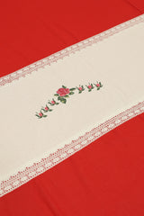 Queen Premium Cross stitch embroidery bedcover - Xmas edition