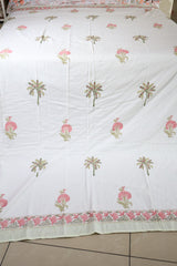 Double dohar / Blanket - Mughal handblock print